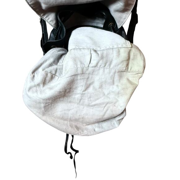 Day & Mood Black 100% Leather Backpack Retro Preowned in Clean Condition main image 7